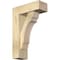 Ekena Millwork Olympic Block Rough Sawn Bracket w/ Offset Brace, Douglas Fir, 6"W x 16"D x 24"H BKT0604X16X24OLY05RDF - alternate 1